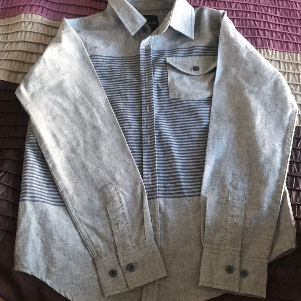 Boys button down shirt.
